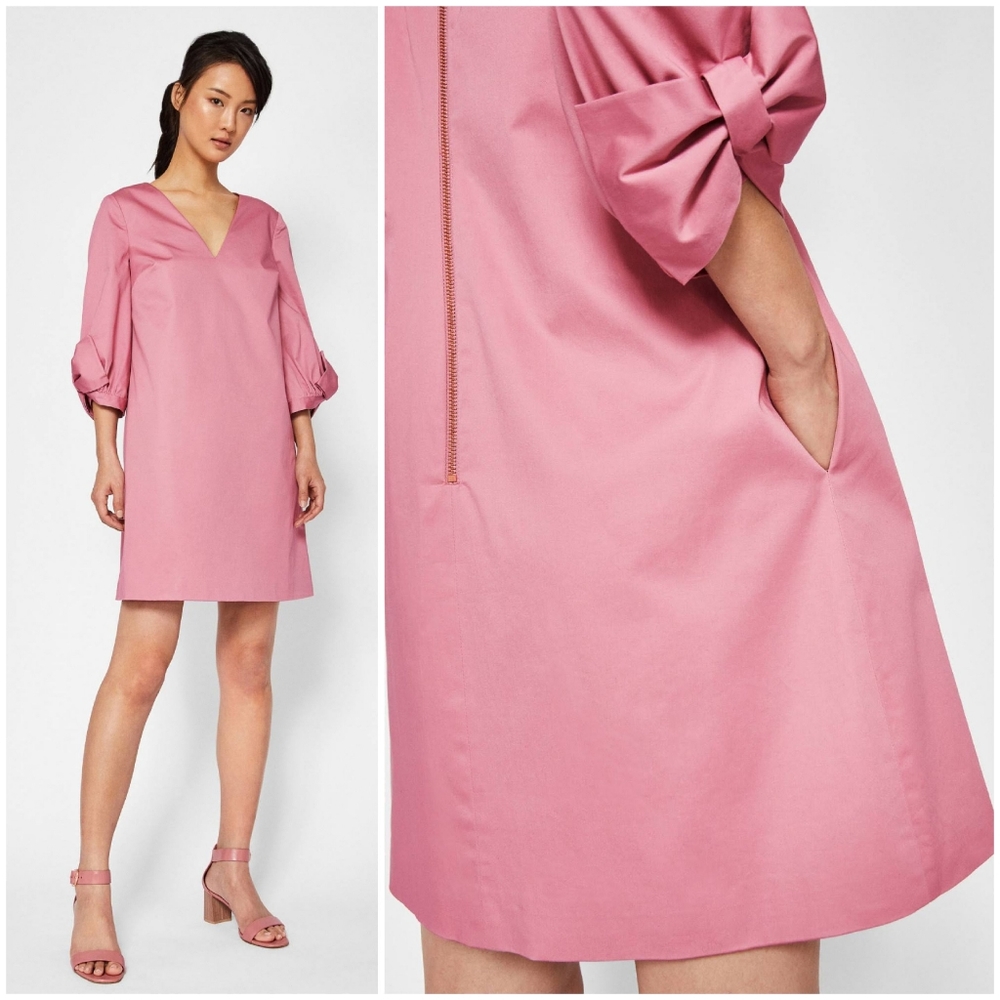 🆕️Ted Baker London Solyane Tunic Shift Dress in Pink SZ US 2